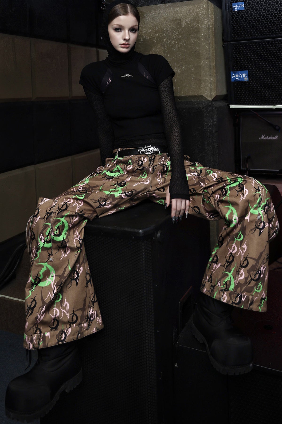 Camouflage 3D Pocket Baggy Pants