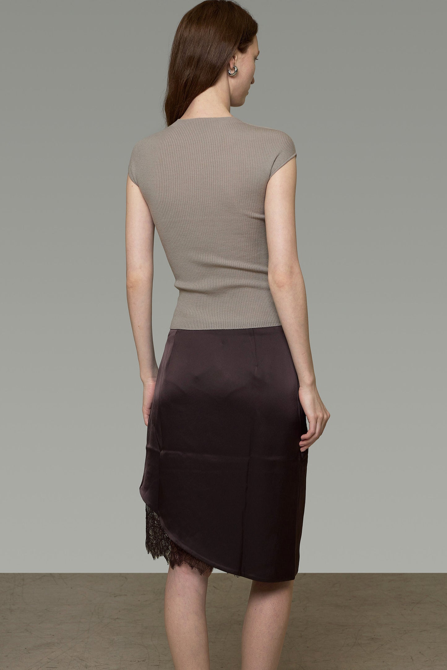 French Style Short Sleeve Knit Top