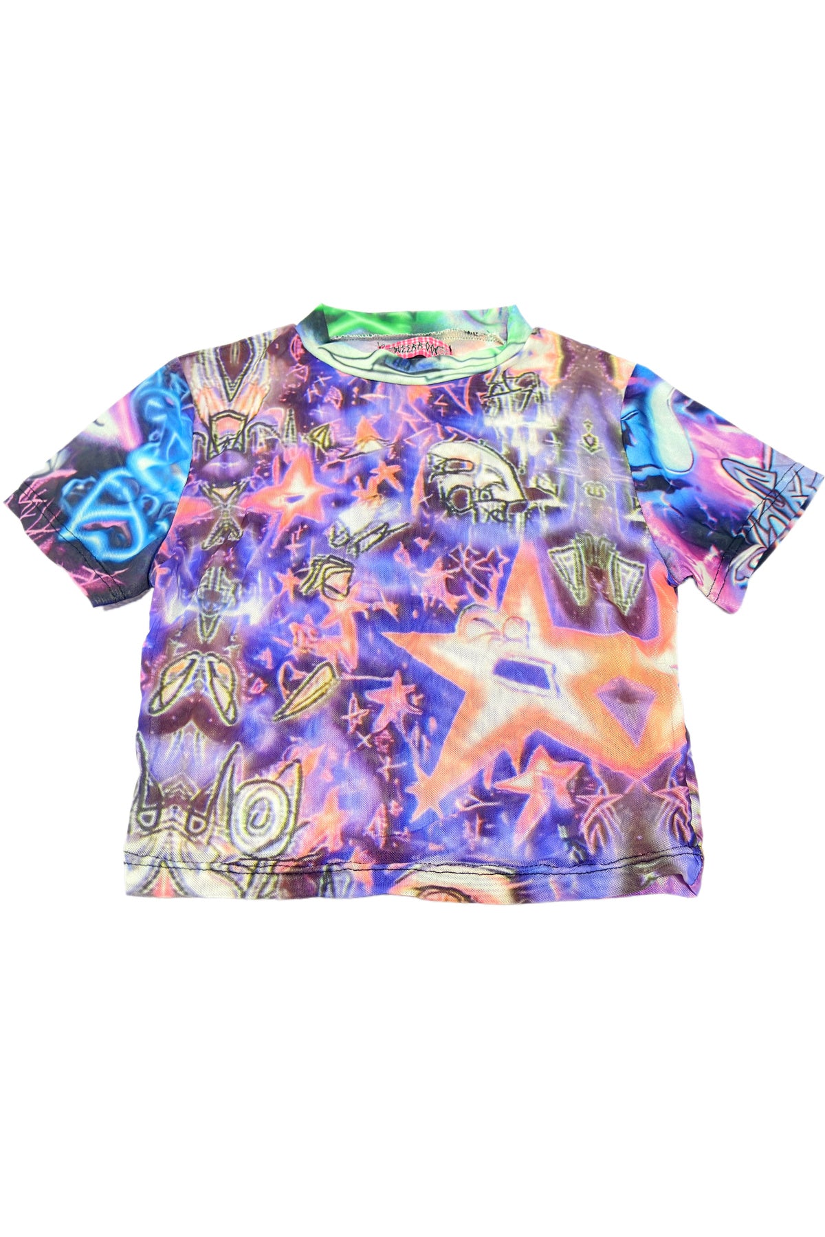 Dreamy Mechanical Mesh Tee