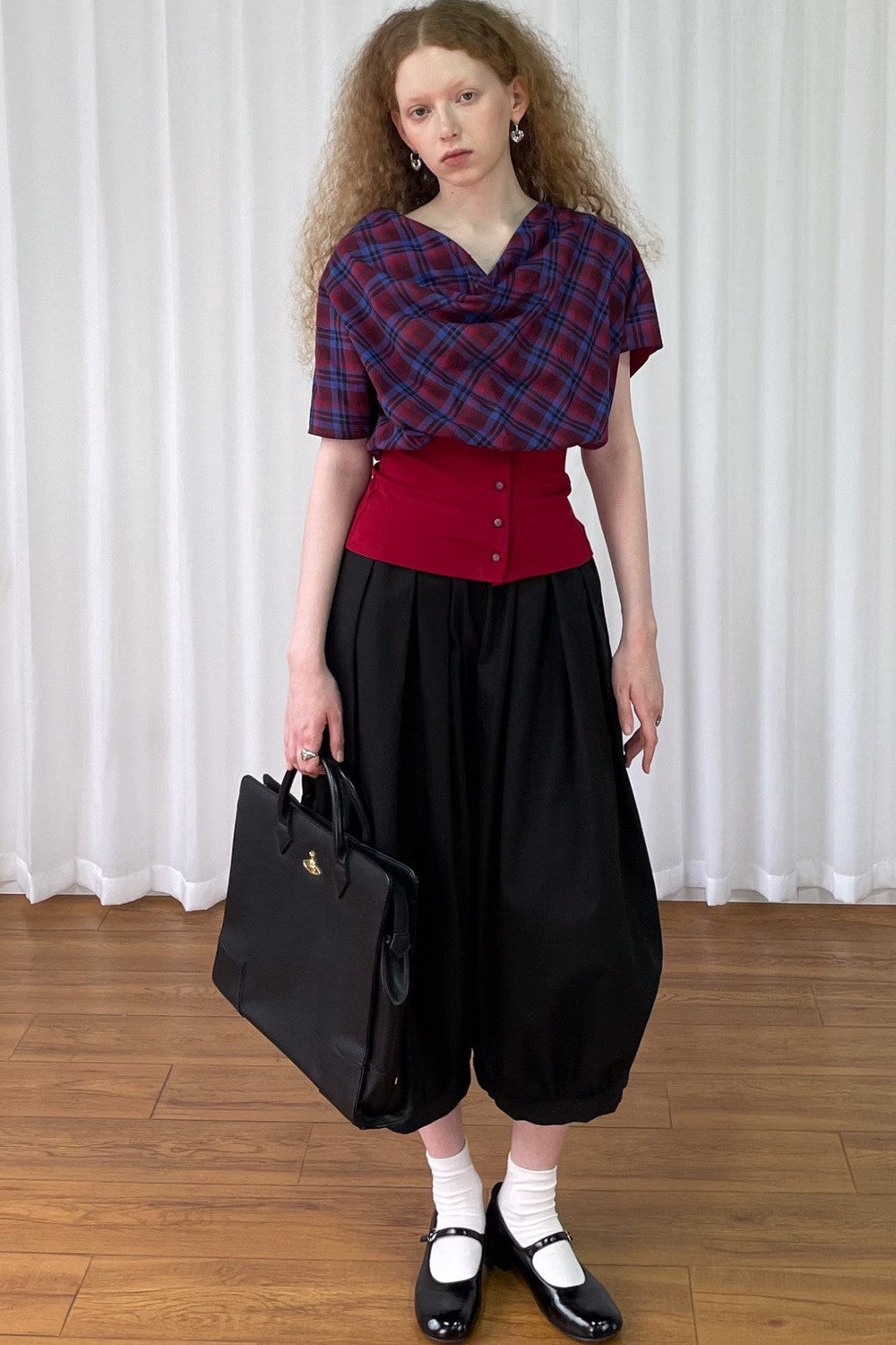 Plaid Short Sleeve Shirt
