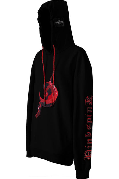 Electric Moon Diamond Drawstring Hoodie
