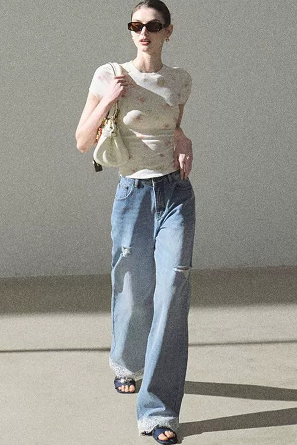 Bohemian Ripped Jeans