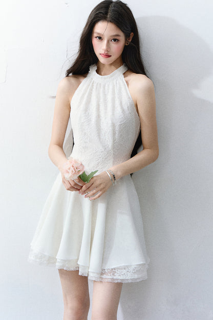 Lace Camellia Sequin Dress