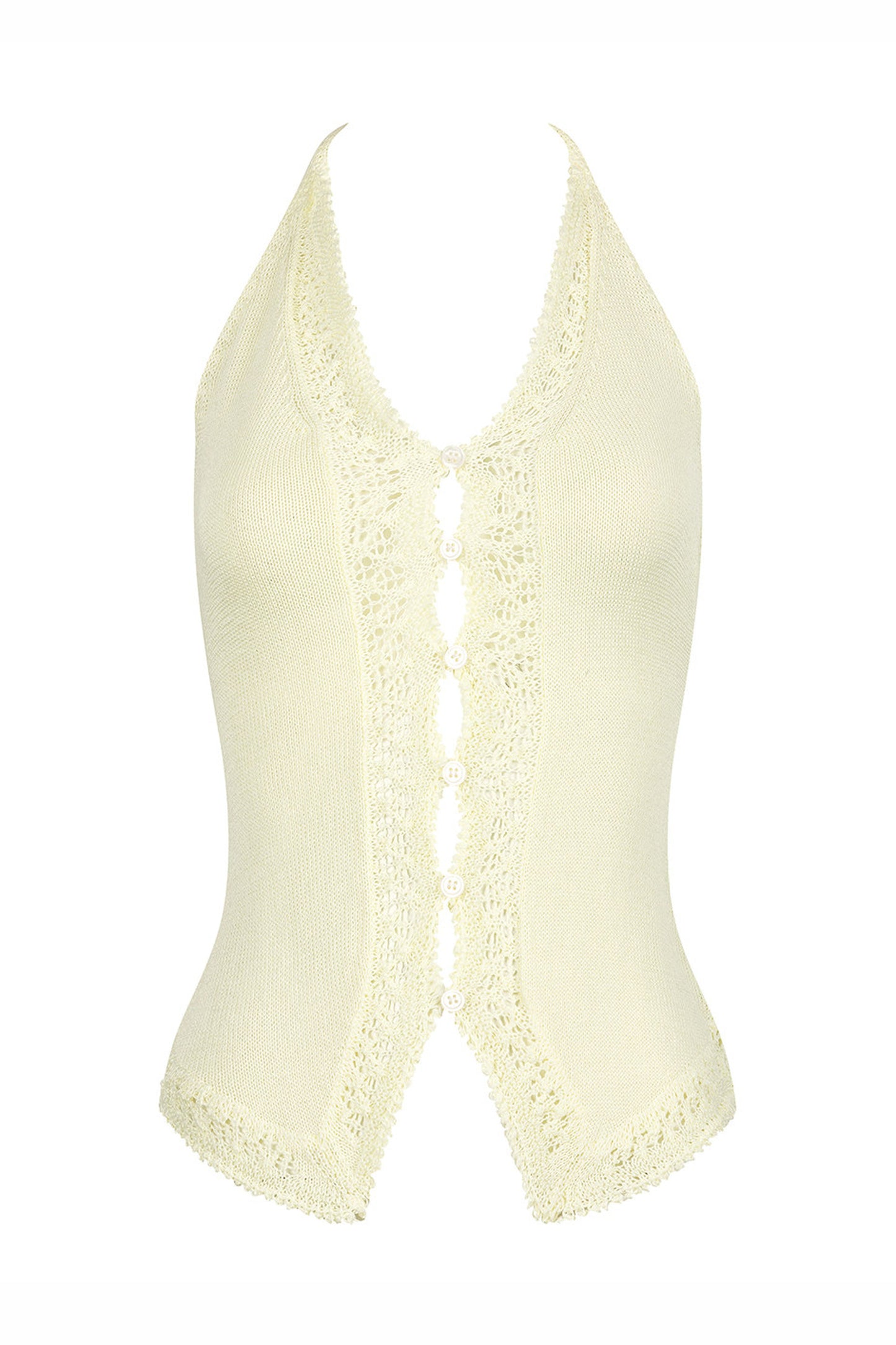 Spicy Crochet Knit Halter Vest