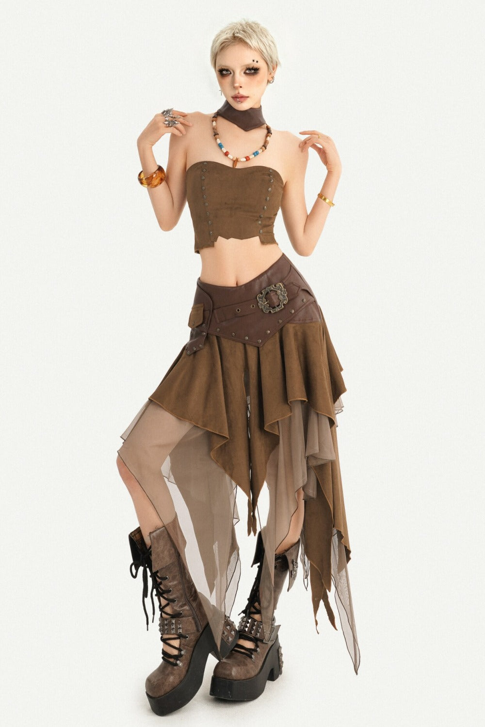 Romantisches Neckholder-Tube-Top