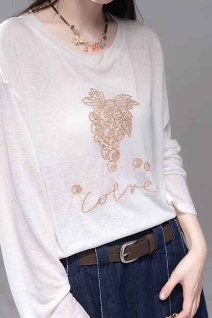 Cool Cream Lyocell Blouse