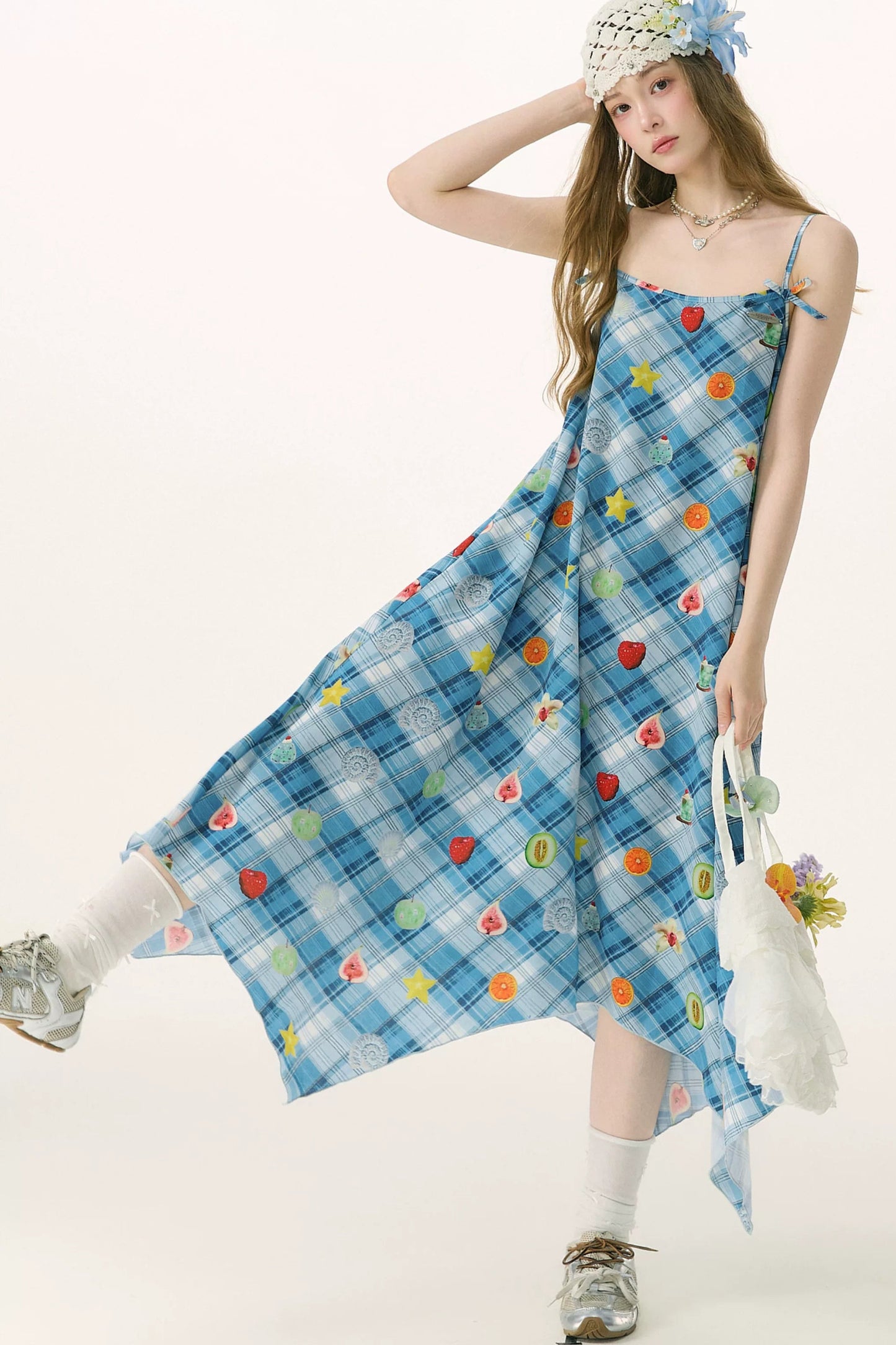 Sweet Dreams Blue Plaid Dress