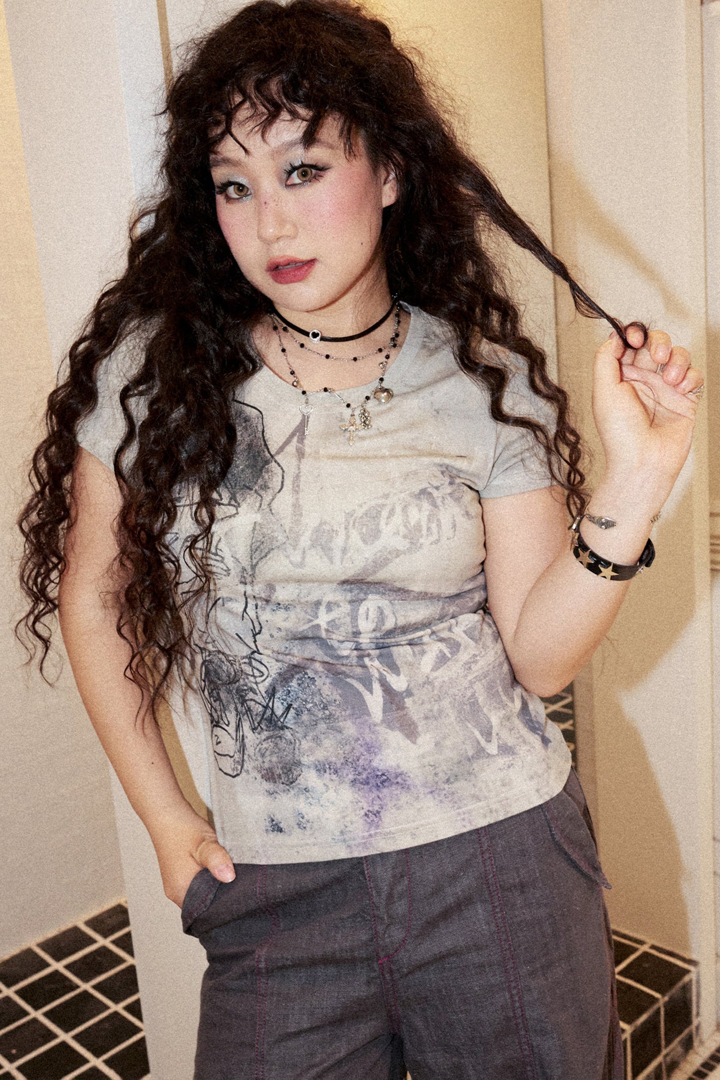 Sleepy Cropped T-Shirt