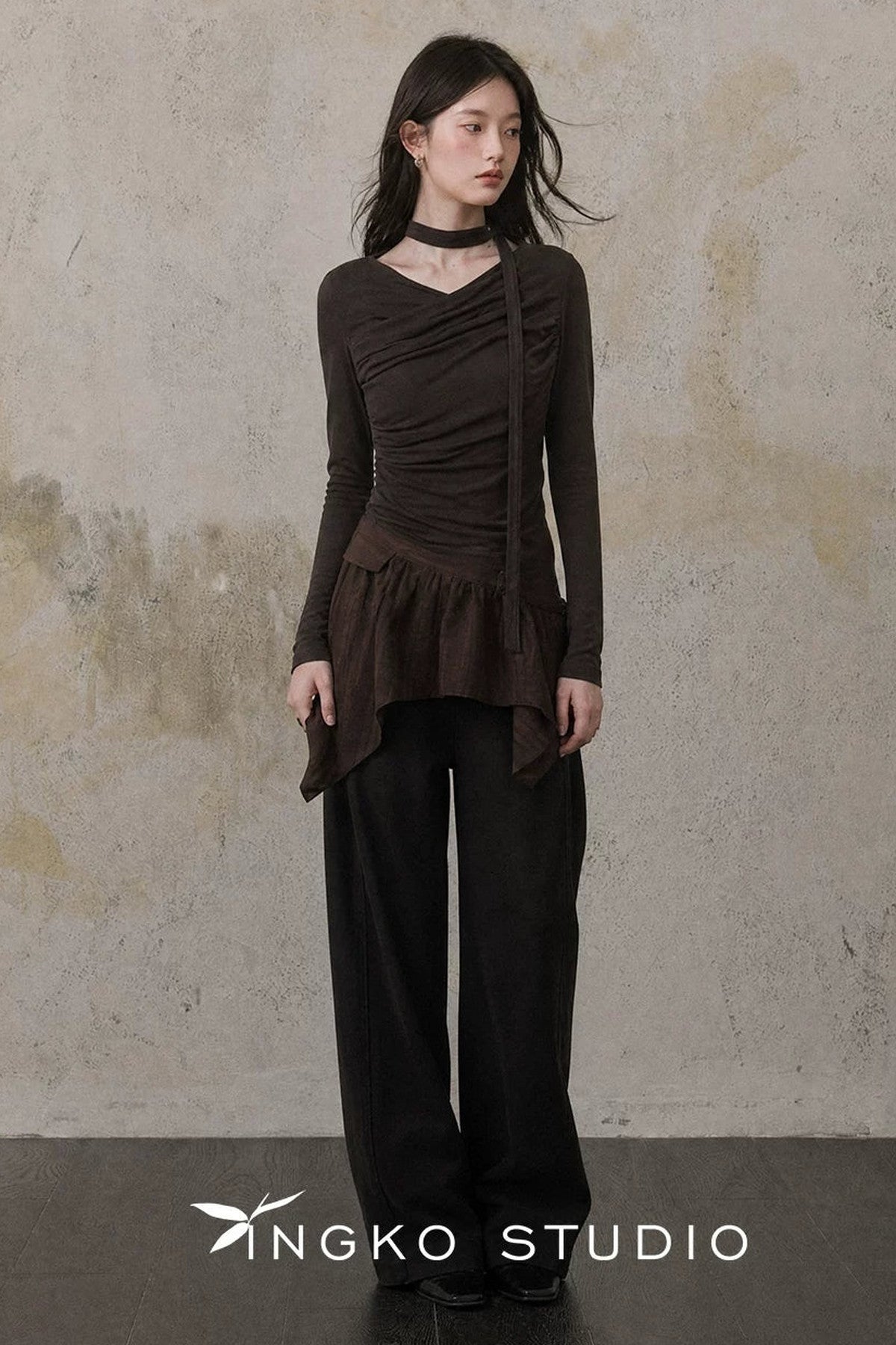 Caramel Deconstructed Ribbon Tee