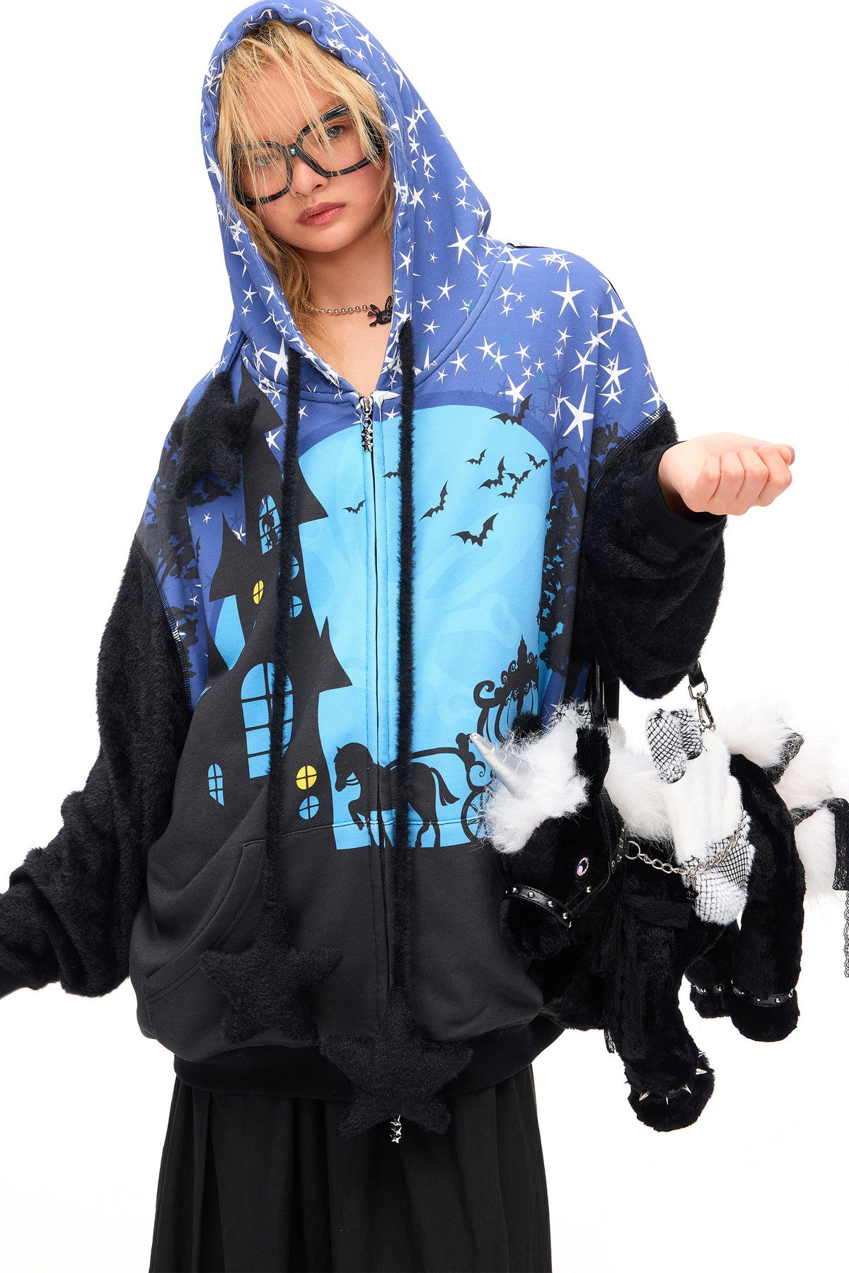 Starry Night Witch Hoodie