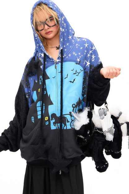 Starry Night Witch Hoodie