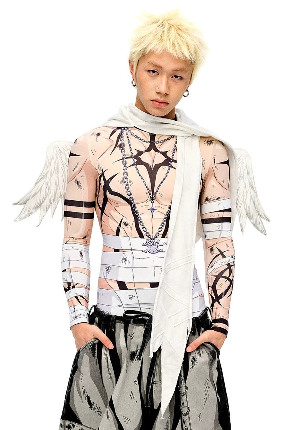 Angel Wing Hooded Scarf