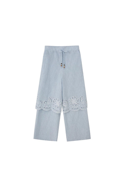 Embroidered Cutout Camisole Set-Up