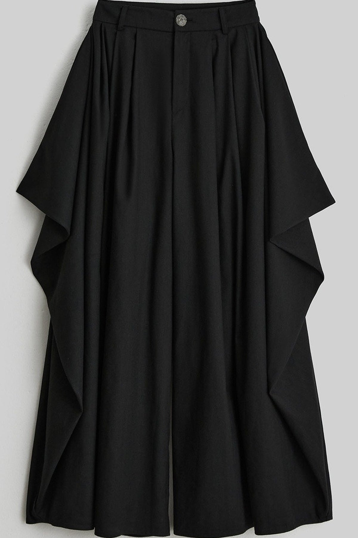 Oversized Multi-Panel Three-Dimensional Tailoring Wide-Leg Pants