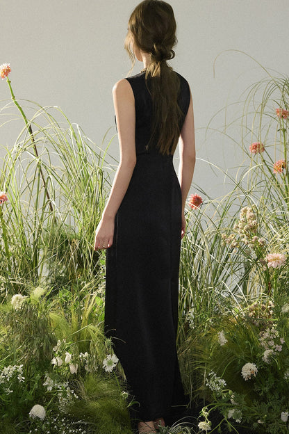 Chinese Water Drop Collar Dress