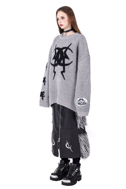 Electric Moon Knit Sweater
