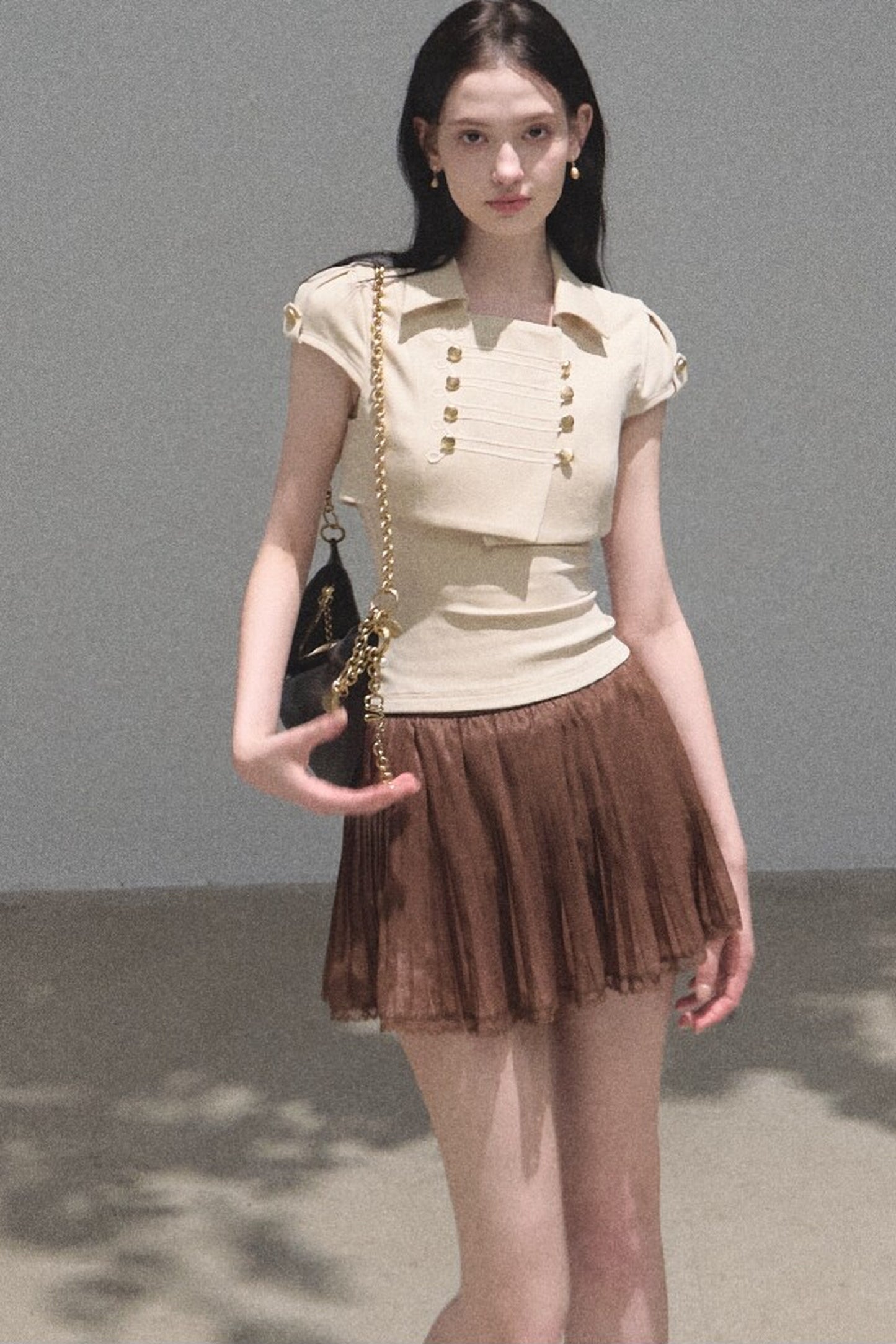 Longing Chiffon Pleated Skirt