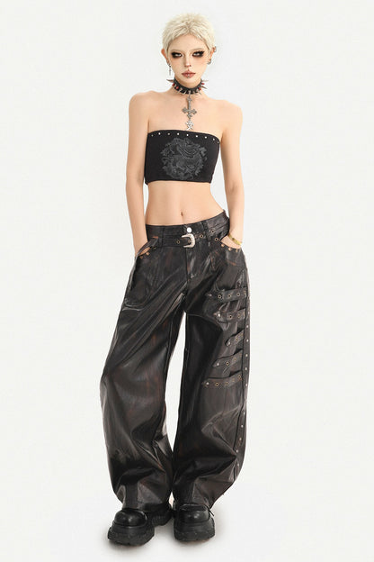 Studded Strapless Tube Top