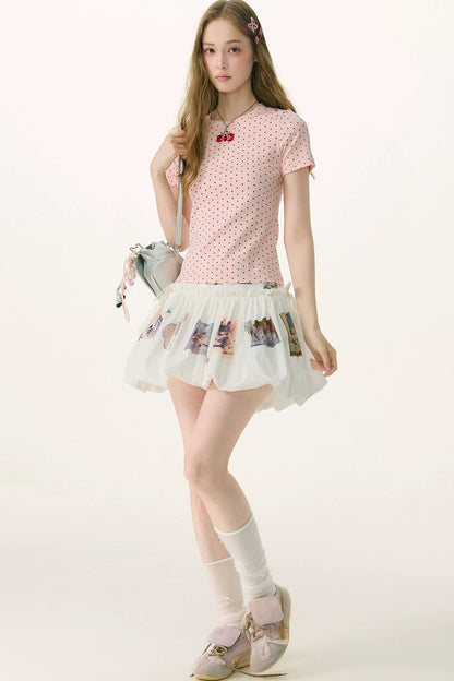 Sweet Polka Dot Top
