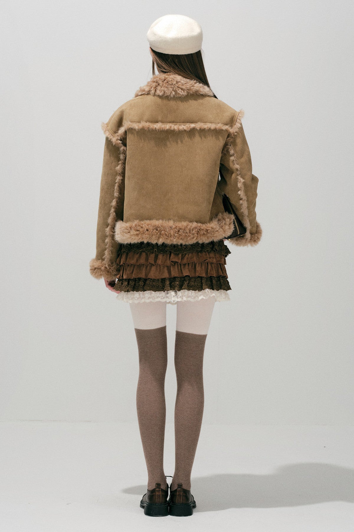 Caramel Eco-Fur Coat