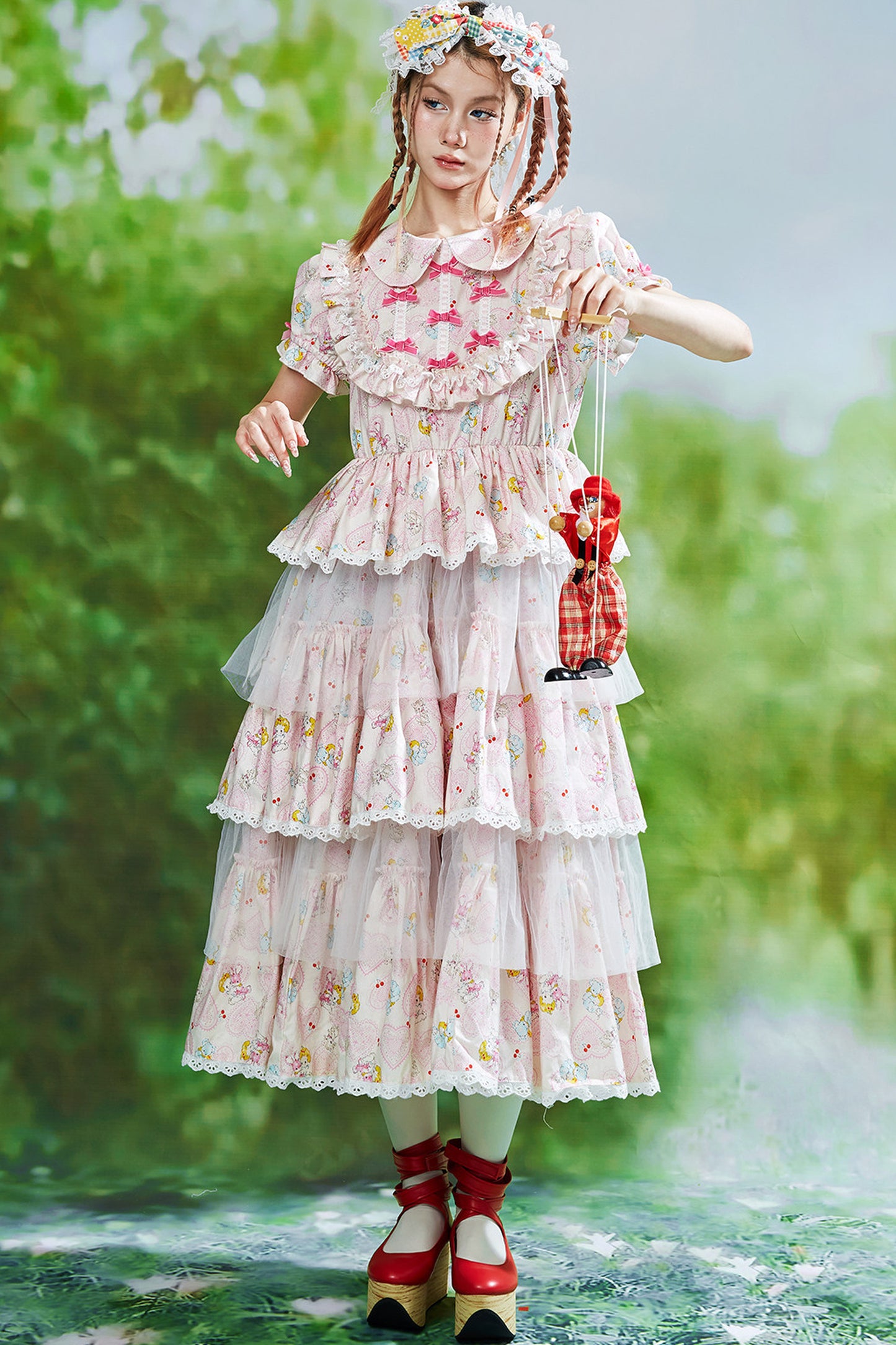 Showa-Era Pink Lolita Dress