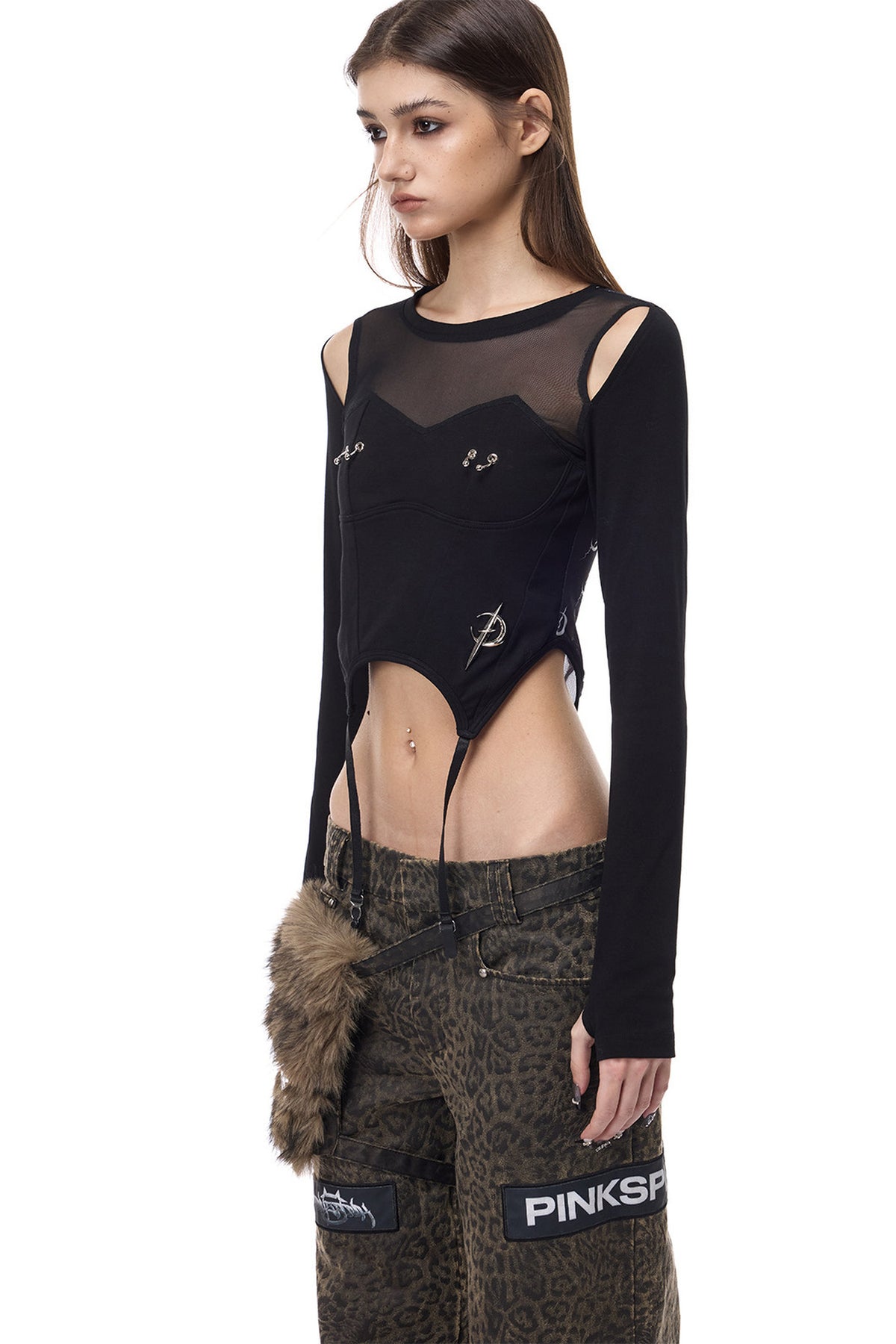 Electric Moon Mesh T-Shirt