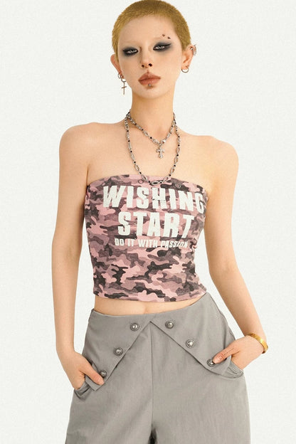American Street Camo Tube Top