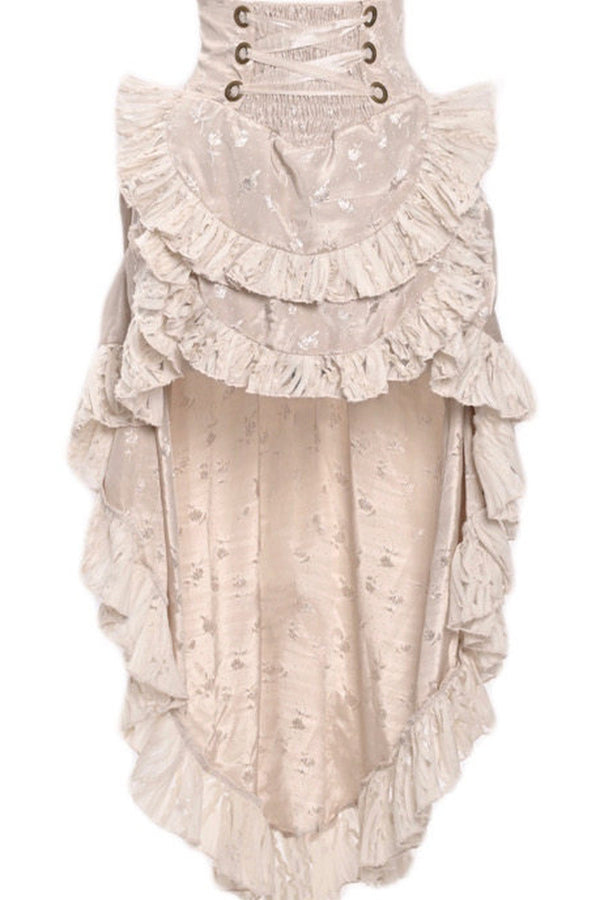 Lace Fishbone Top and Trailing Skirt Set-Up