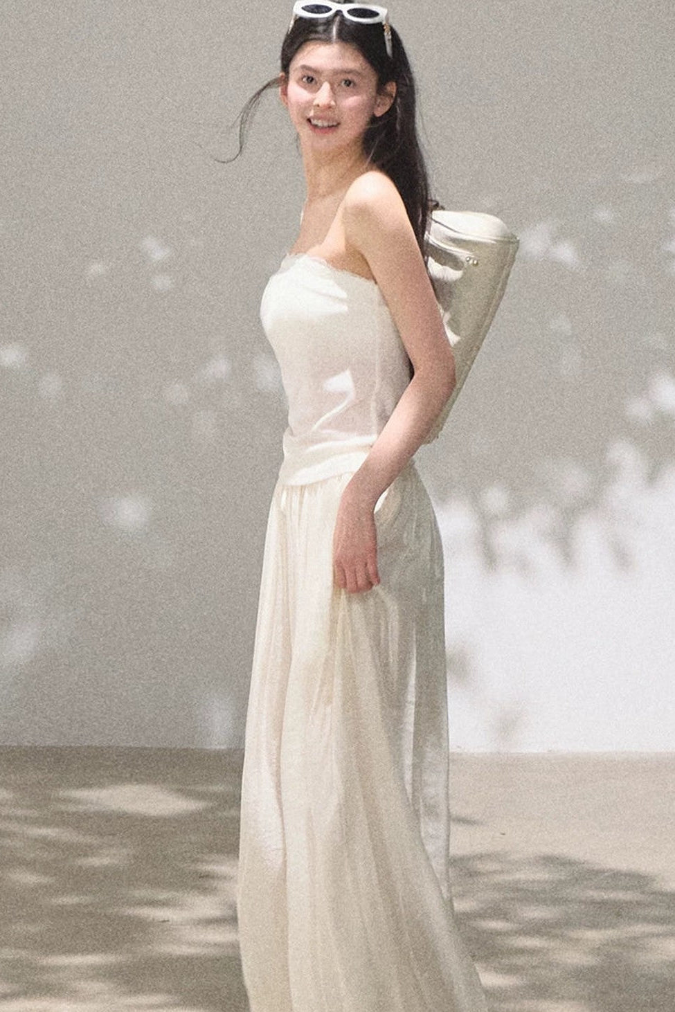 Linen Lace Off-Shoulder Top