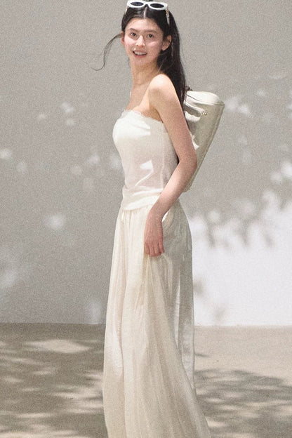 Linen Lace Off-Shoulder Top