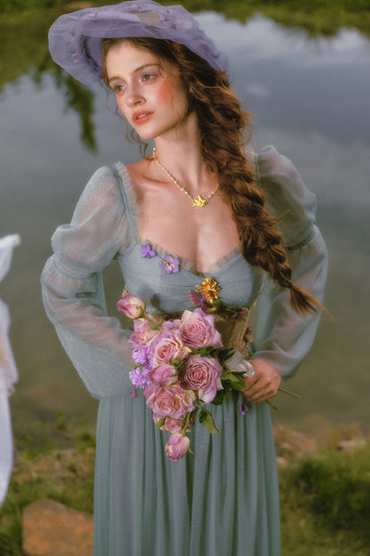 Mermaid Lace Long Sleeve Dress