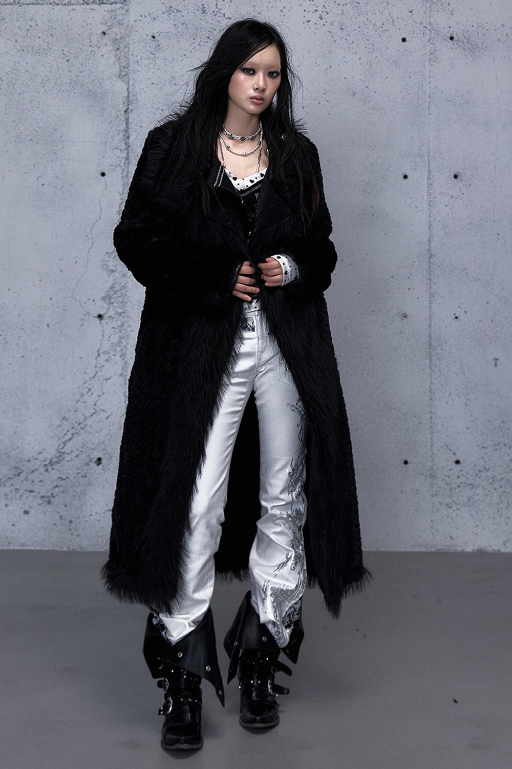 Reversible Cheetah Print Faux Fur Coat