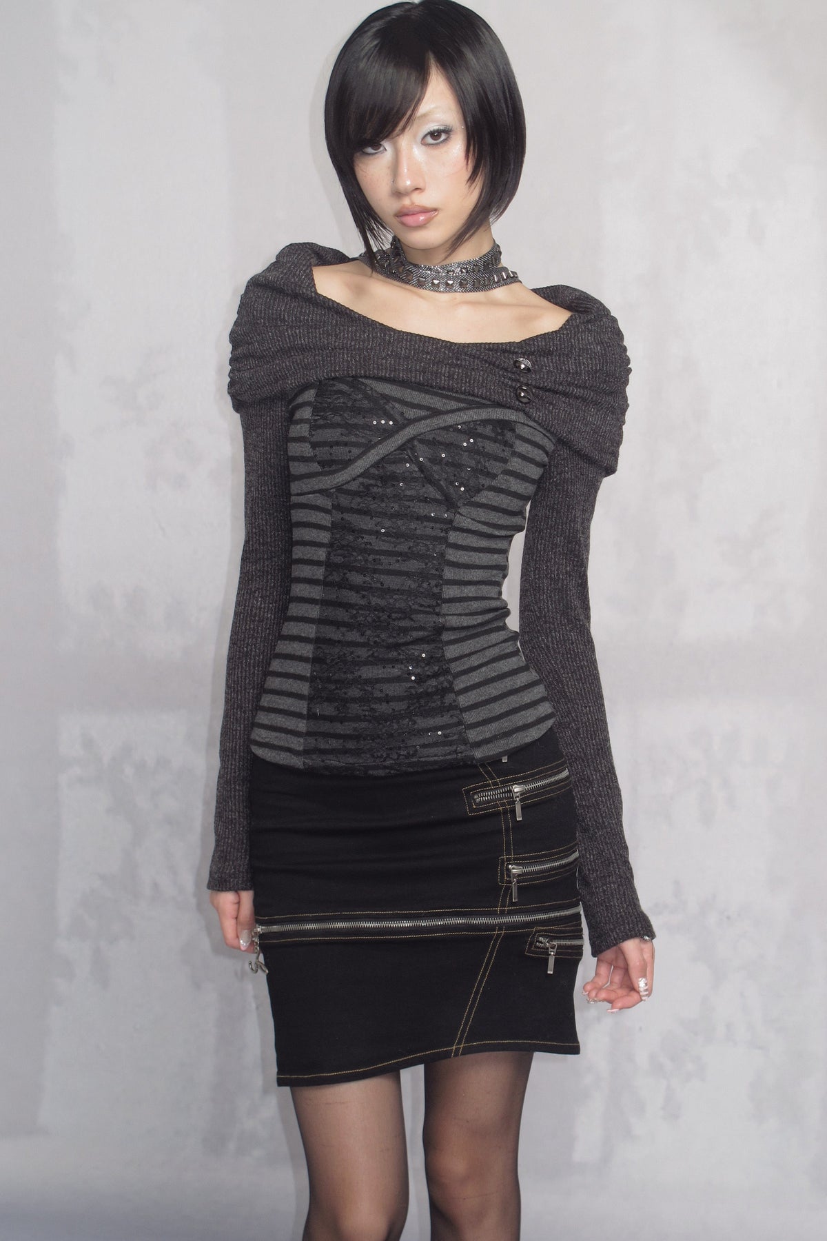 Striped Knit Top
