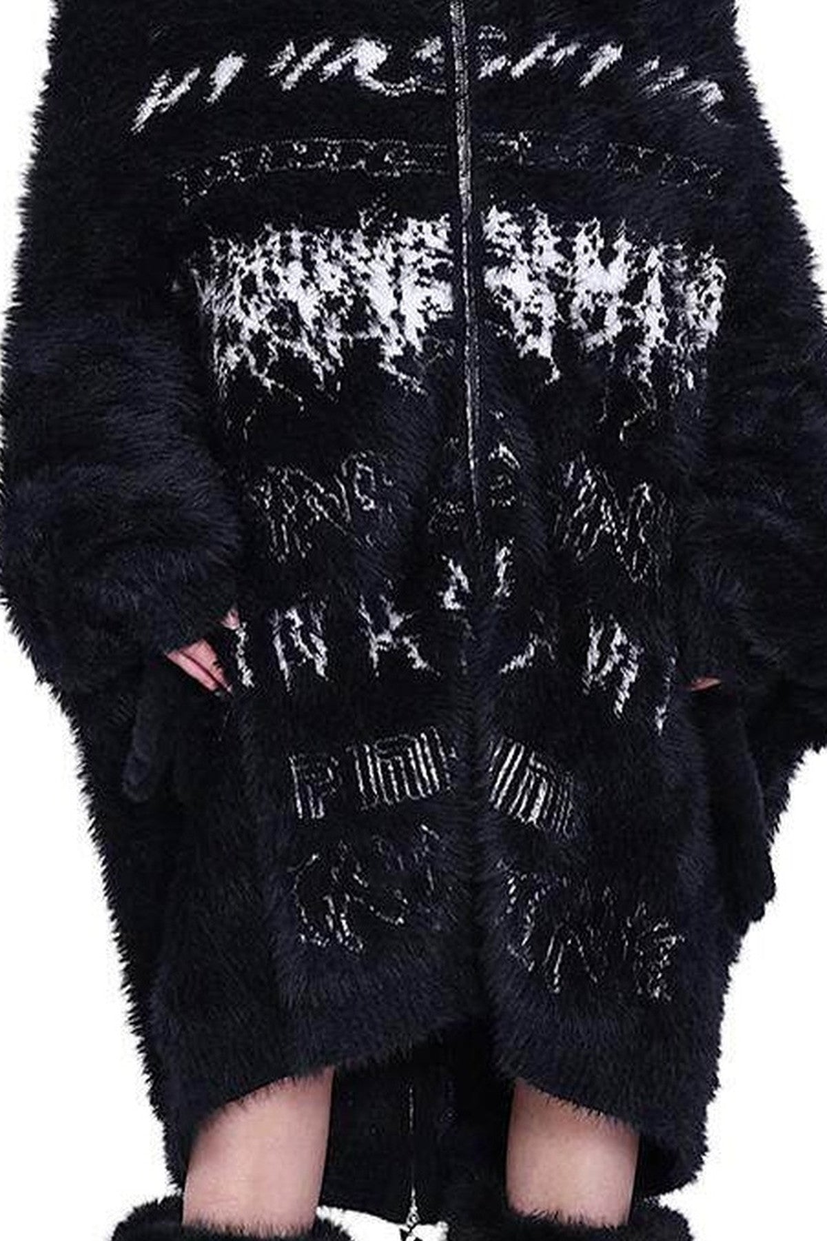 Reversible Mink Fur Hooded Gloves Jacket