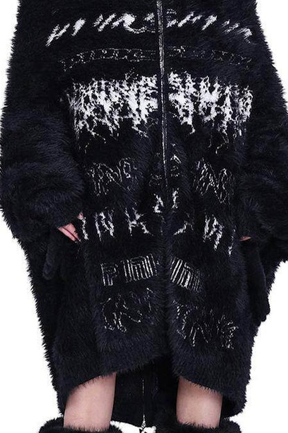 Reversible Mink Fur Hooded Gloves Jacket