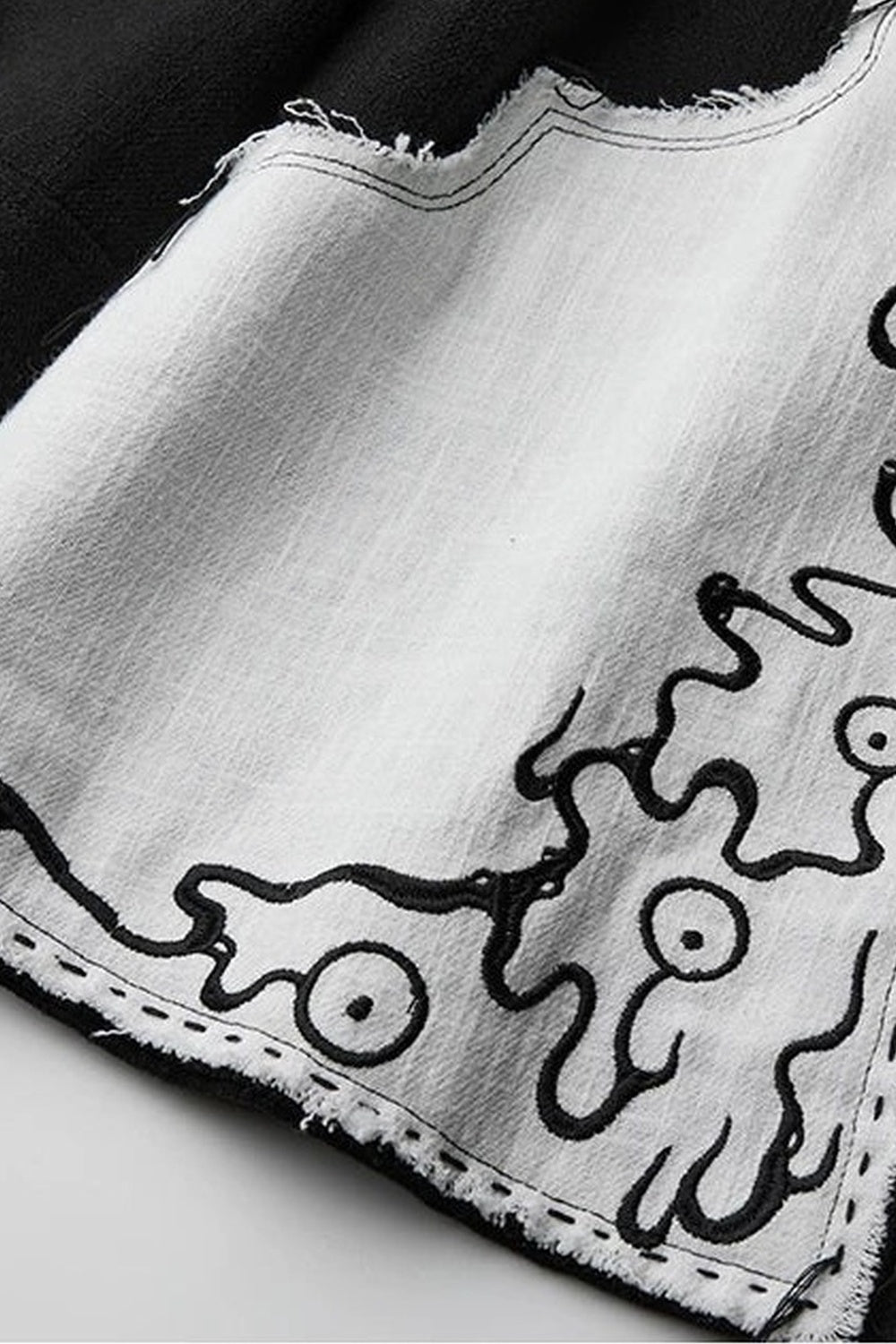 Loose Chinese Embroidered Cotton Linen Jacket
