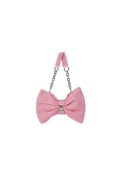 Bowknot Pleated Shoulder Bag