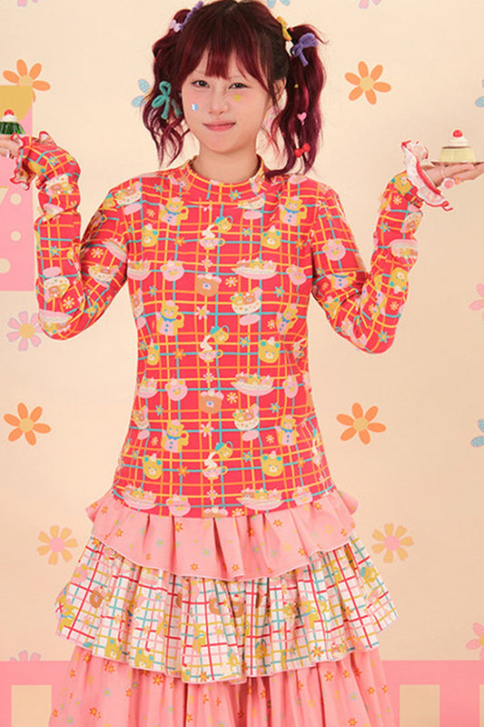 Showa Dessert House Stretch Knit Top