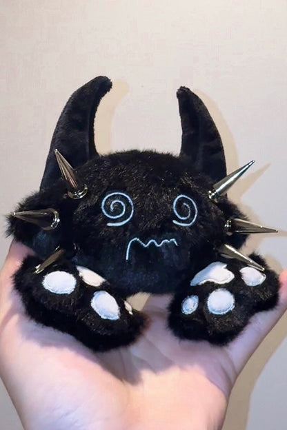 Punk Demon Cat Keychain