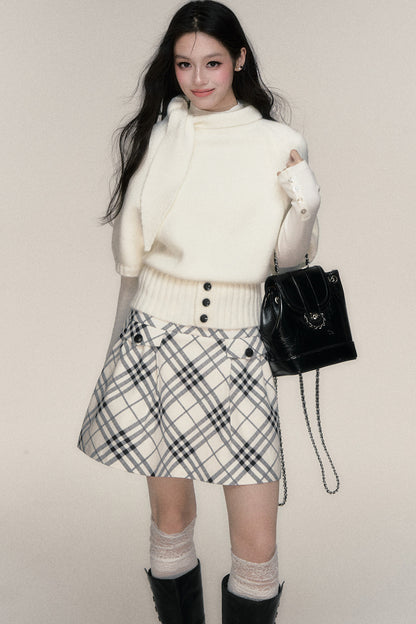 Style Sweater And Skirt Set-Up