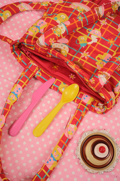 Showa Teacup Zipper Single Shoulder Bag