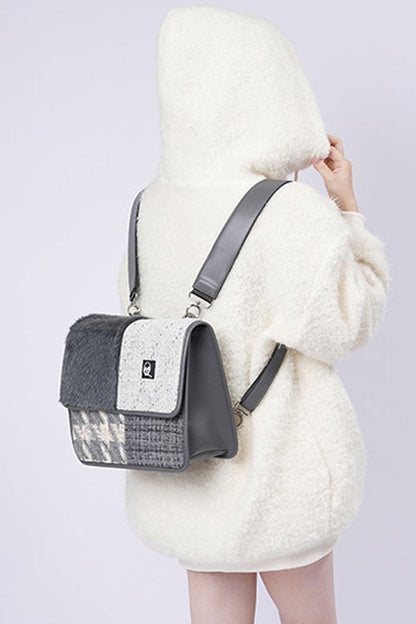 Y2K Color-Blocking Crossbody Bag