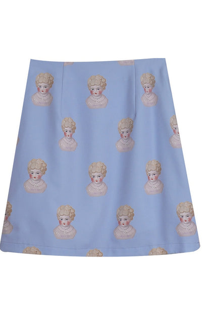 Hand-Painted Ceramic Doll Skirt