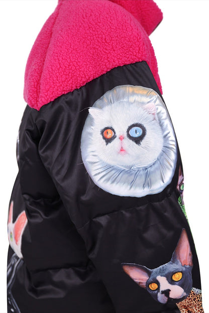 Pink Collar Cat Jacket