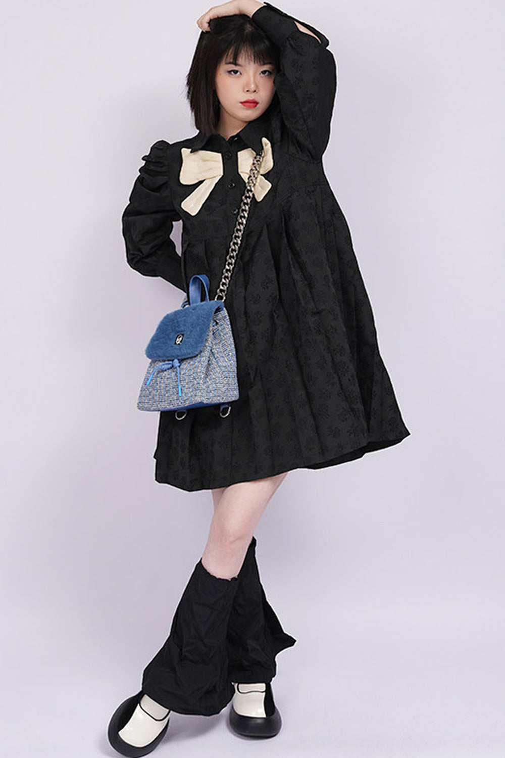 Y2K Furry Crossbody Backpack
