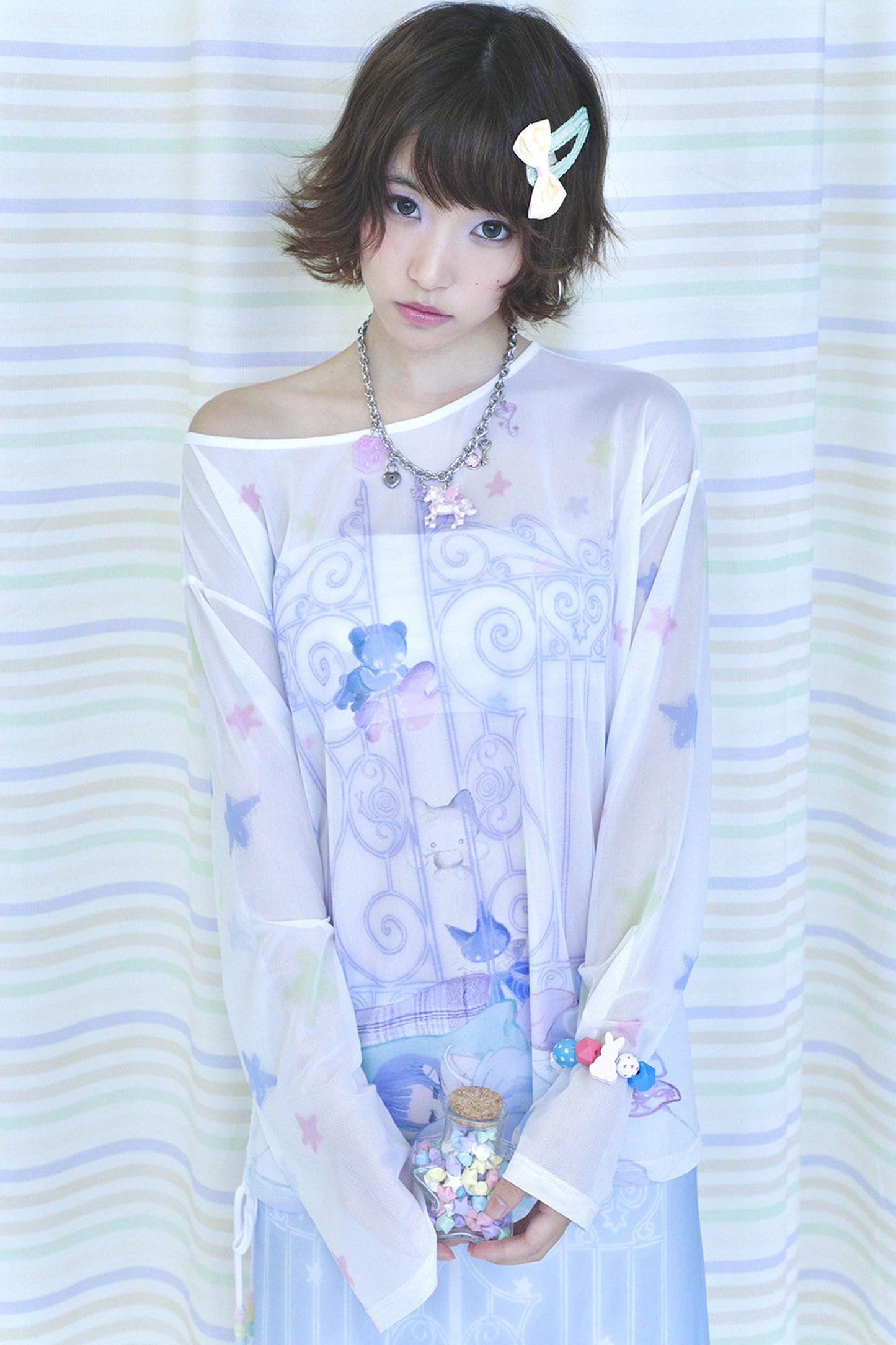 Dream Core Mesh Cover-Up Top