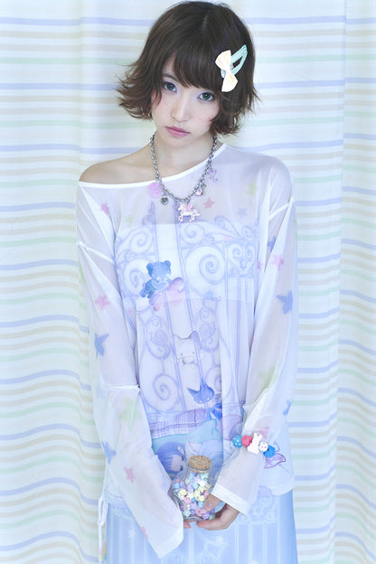 Dream Core Mesh Cover-Up Top