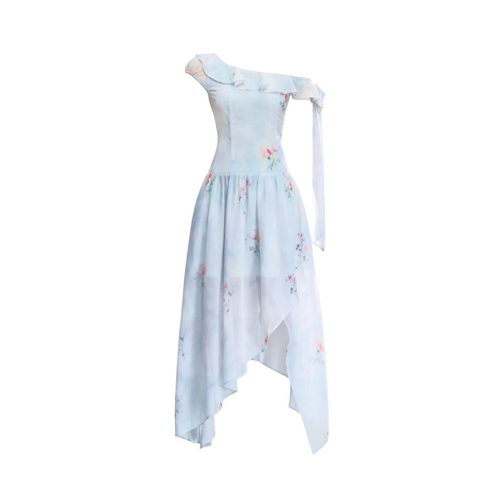 Sea Salt Rose Print Dress