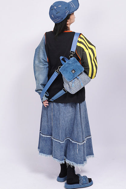 Y2K Furry Crossbody Backpack