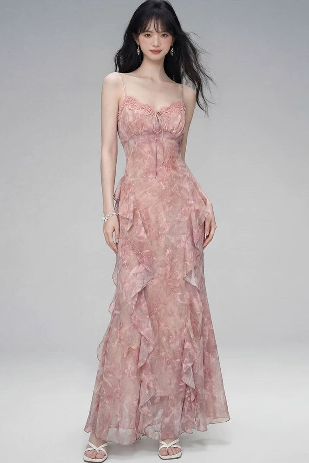 Gradient Slip Dress